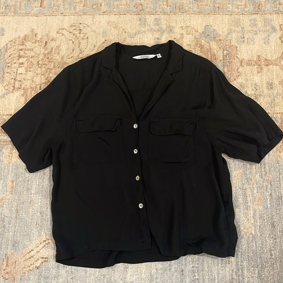 & Other Stories Satin Workwear Shirt - Picture 3 of 3